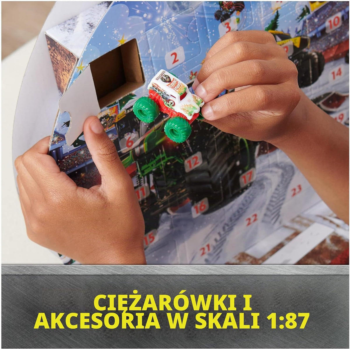 Monster Jam Mini kalendarz adwentowy na Boże Narodzenie