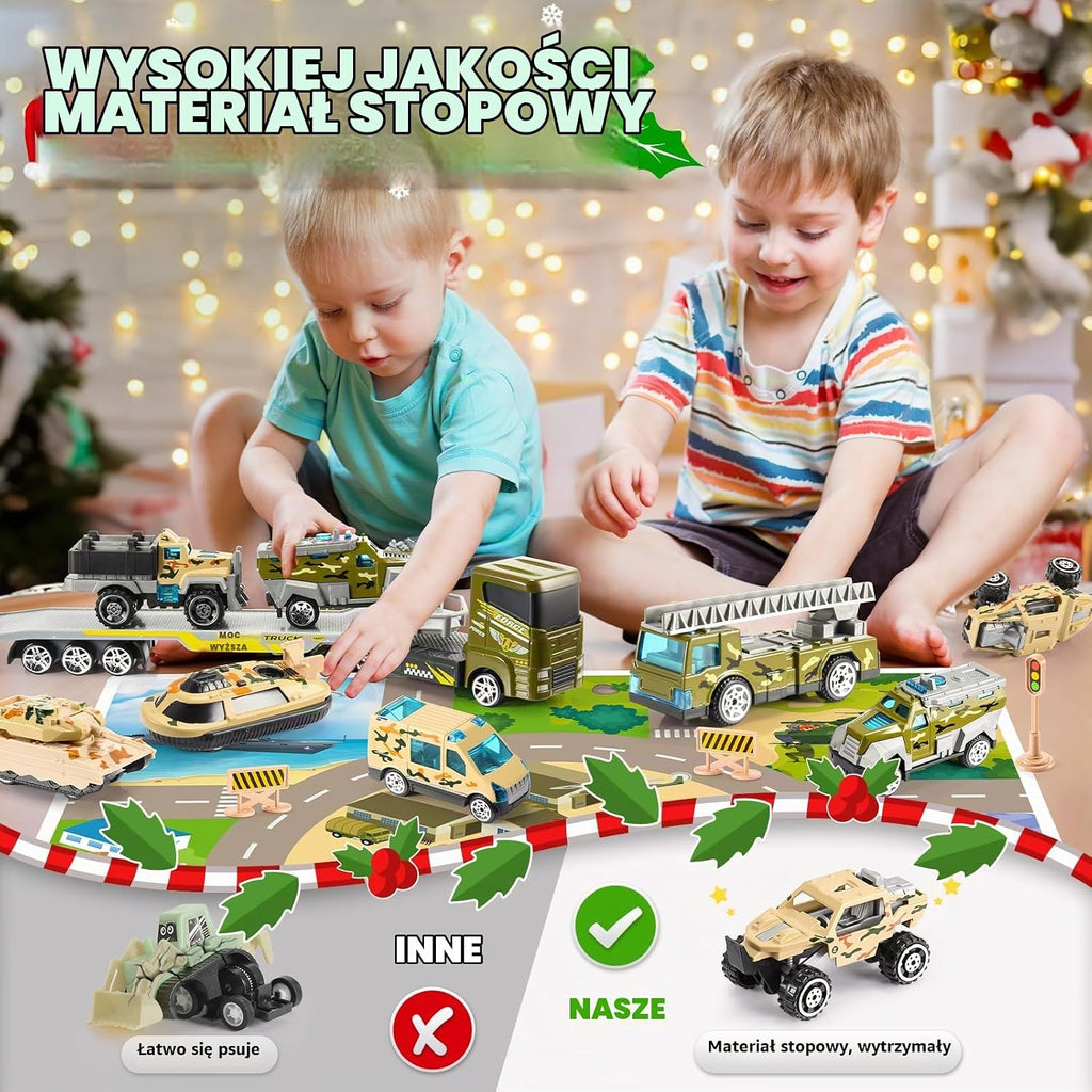 Adeokay Kalendarz adwentowy dla dzieci 2026, Kalendarz adwentowy Zabawka Kalendarz świąteczny Dzie