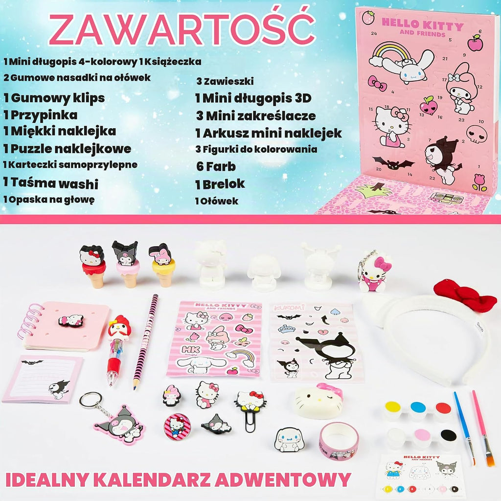 Get Trend Kalendarz adwentowy 2025 Prezent dla dziewcząt 24-dniowy
