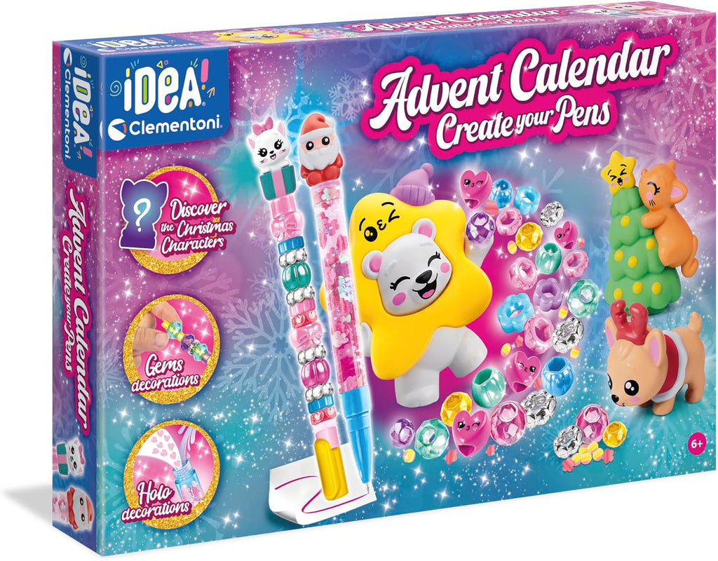 Clementoni Clementoni IDEA! Atelier kalendarz adwentowy - kreatywny kalendarz adwentowy z akcesoriami