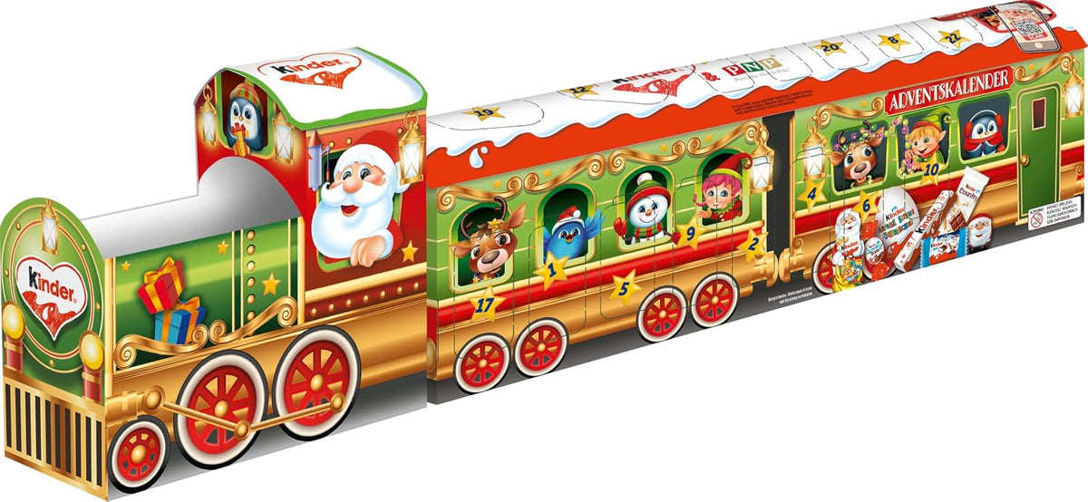 Kinder Kinder Kalendarz adwentowy pociągu 3D - pudełko 221g