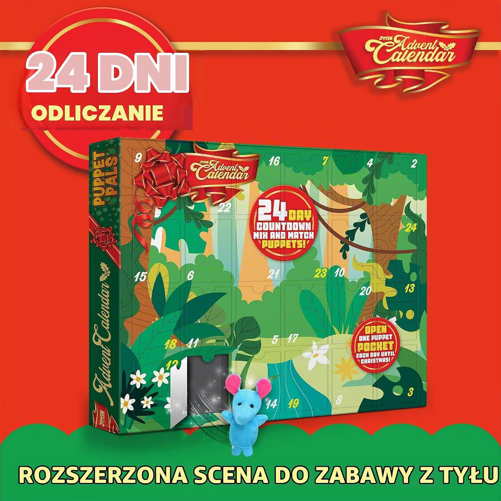 JOYIN Świąteczny kalendarz adwentowy 2024 z lalkami