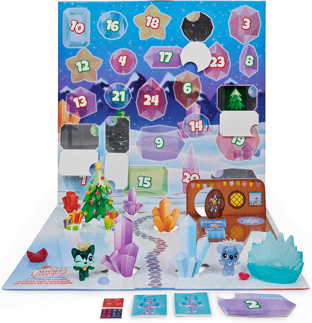 Hatchimals Crystal Christmas Kalendarz adwentowy – 100+ niespodzianek