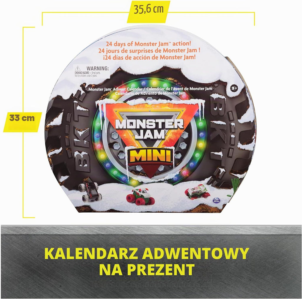 Monster Jam Mini kalendarz adwentowy na Boże Narodzenie