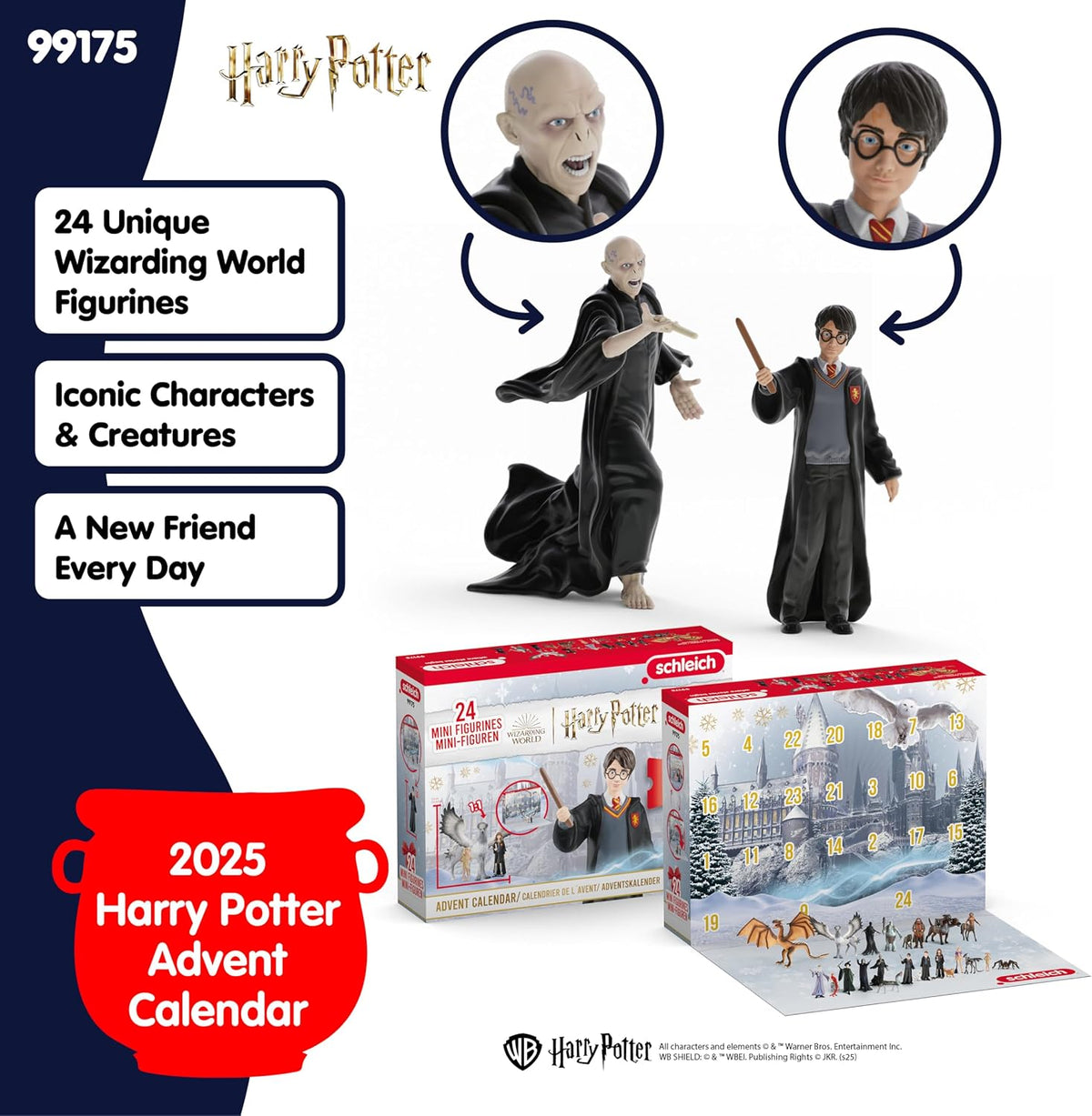 schleich HARRY POTTER 99175 Kalendarz adwentowy – 24 figurki
