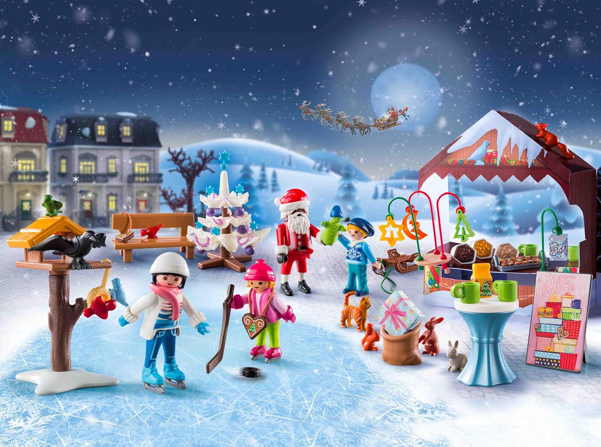 PLAYMOBIL Christmas 71472 Kalendarz adwentowy: Jarmark Bożonarodzeniowy