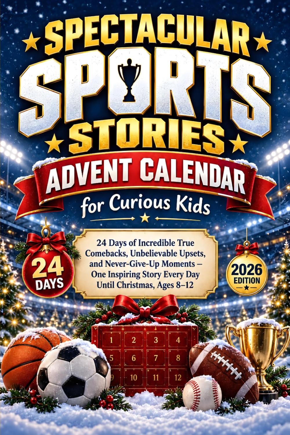 Wydanie: Angielski Alf Wright (Autor) Format: Miękka oprawa Spectacular Sports Stories Advent Calendar For Curious Kids: 24 Days of Incredible True Co