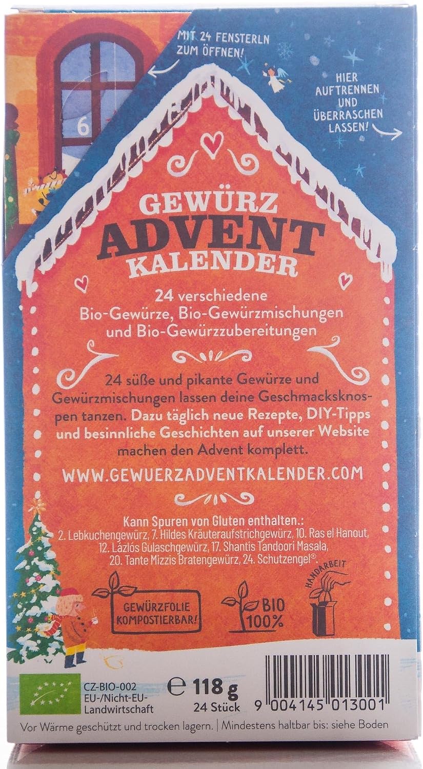 Sonnentor Sonnentor Kalendarz adwentowy z przyprawami, 118 g