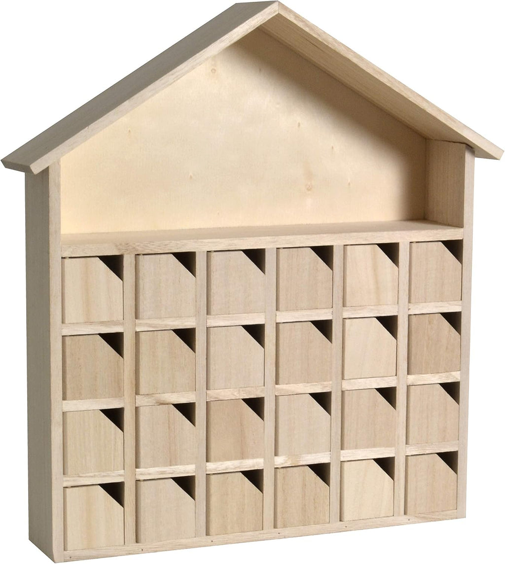 Artemio Kalendarz adwentowy dom 31 – 5 x 7 x 34 cm