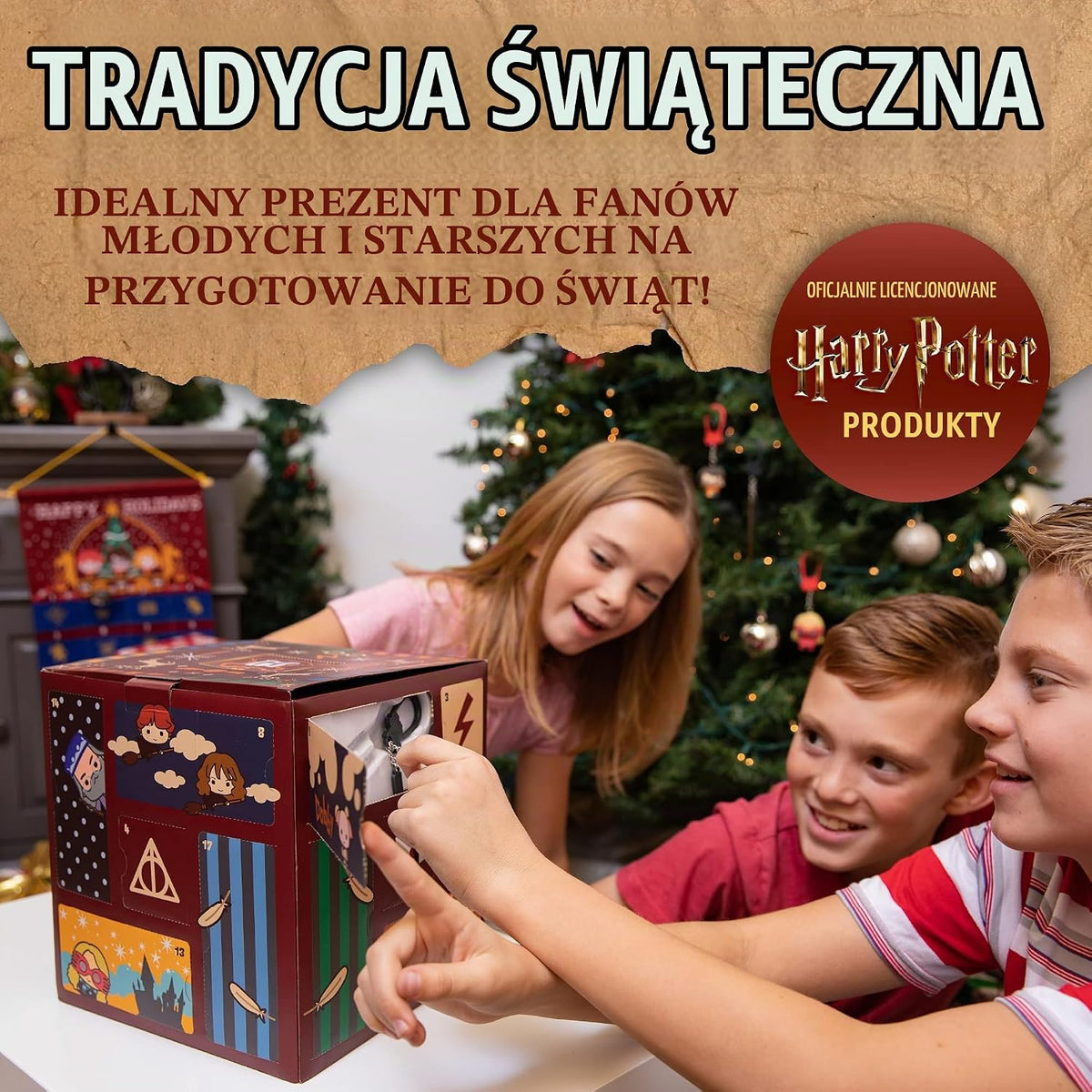 Paladone Cube Harry Potter Kalendarz Adwentowy z 24 Prezentami