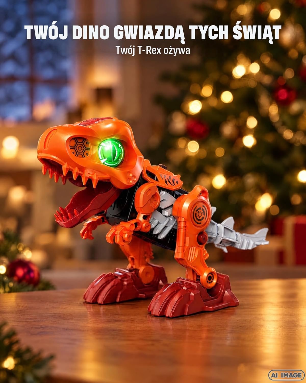 Revell Control Revell Engineers Electric T.Rex kalendarz adwentowy z dinozaurami z diodami
