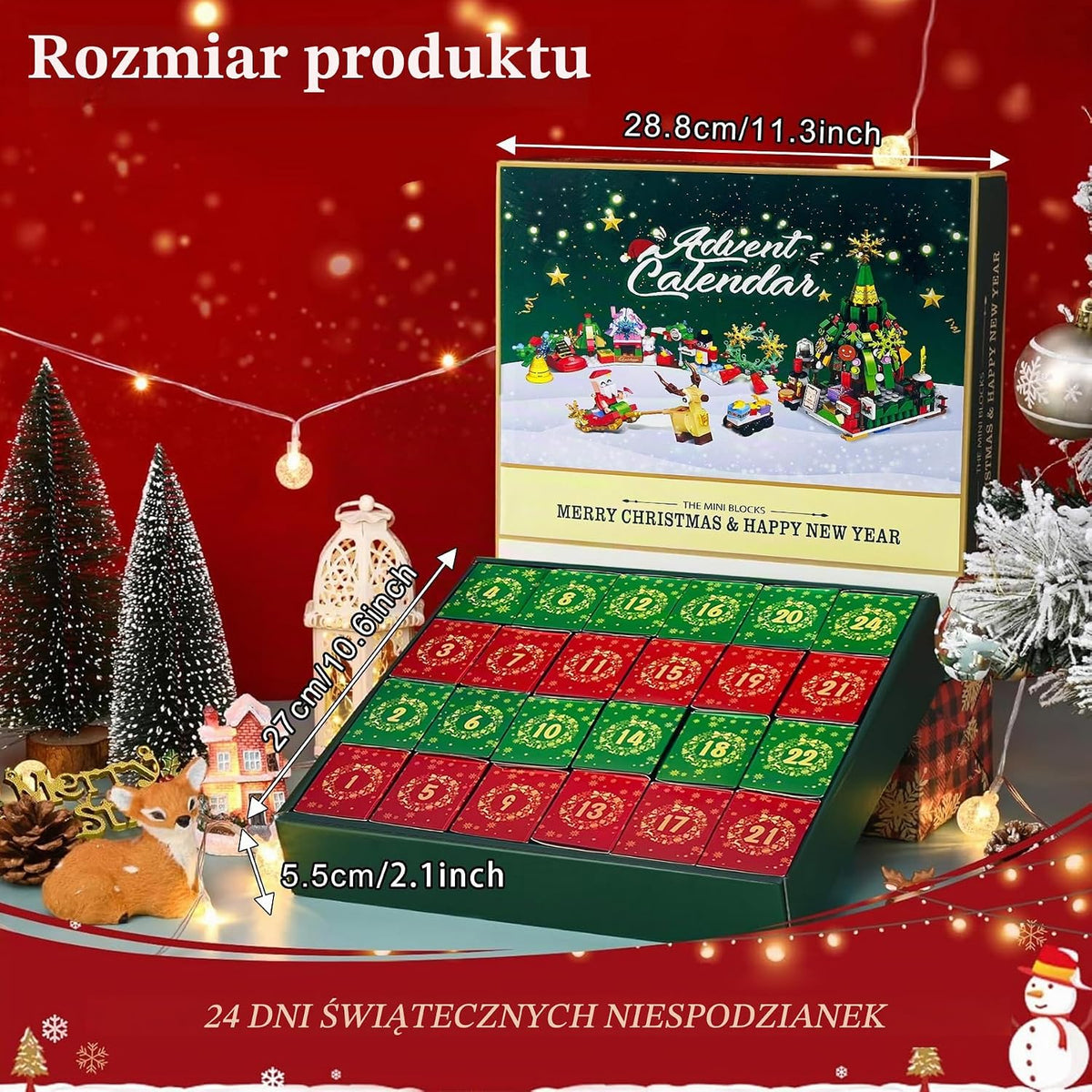 YeahBoom Kalendarz adwentowy – kalendarz bożonarodzeniowy do
