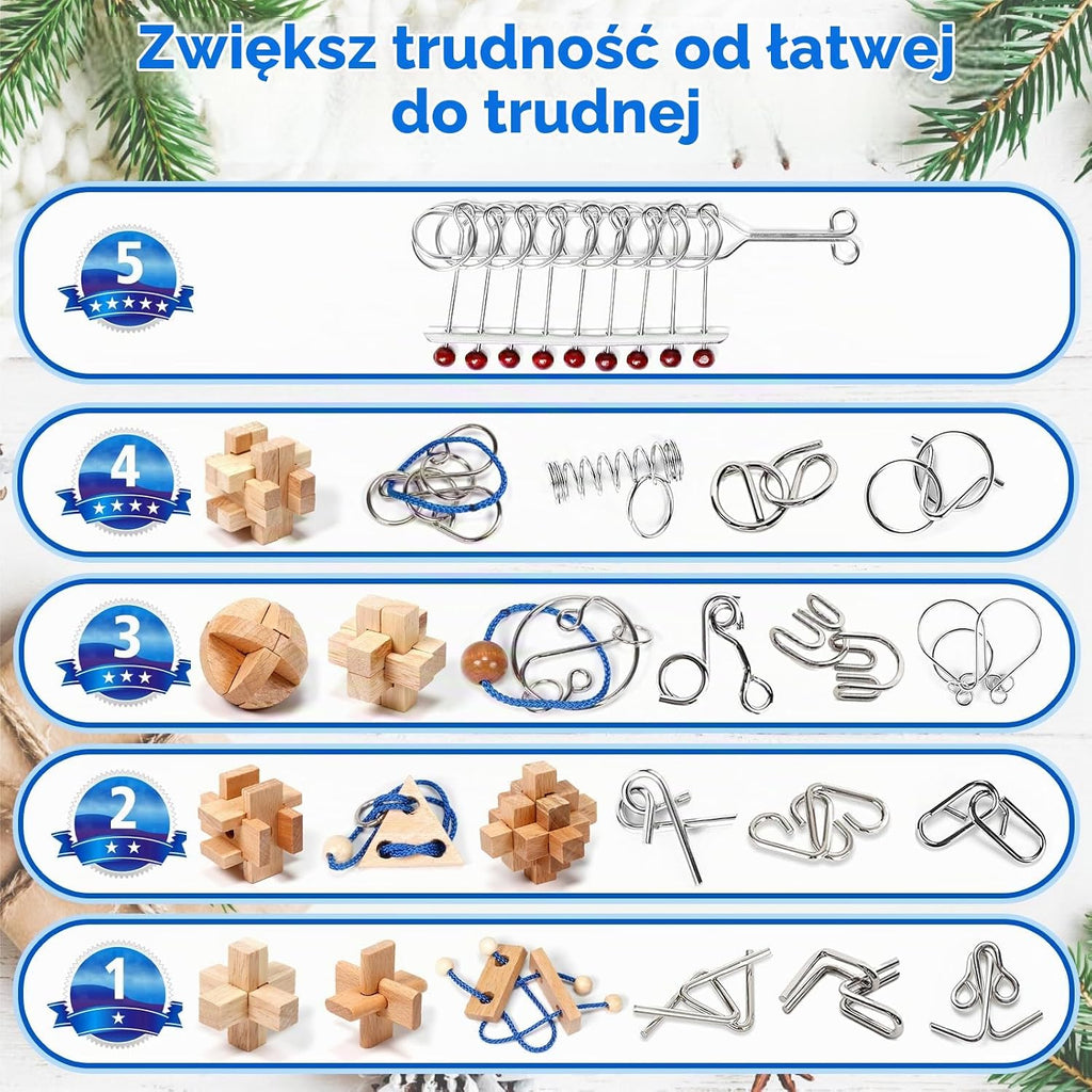 Pozemu Kalendarz adwentowy 2024 Puzzle dla dorosłych