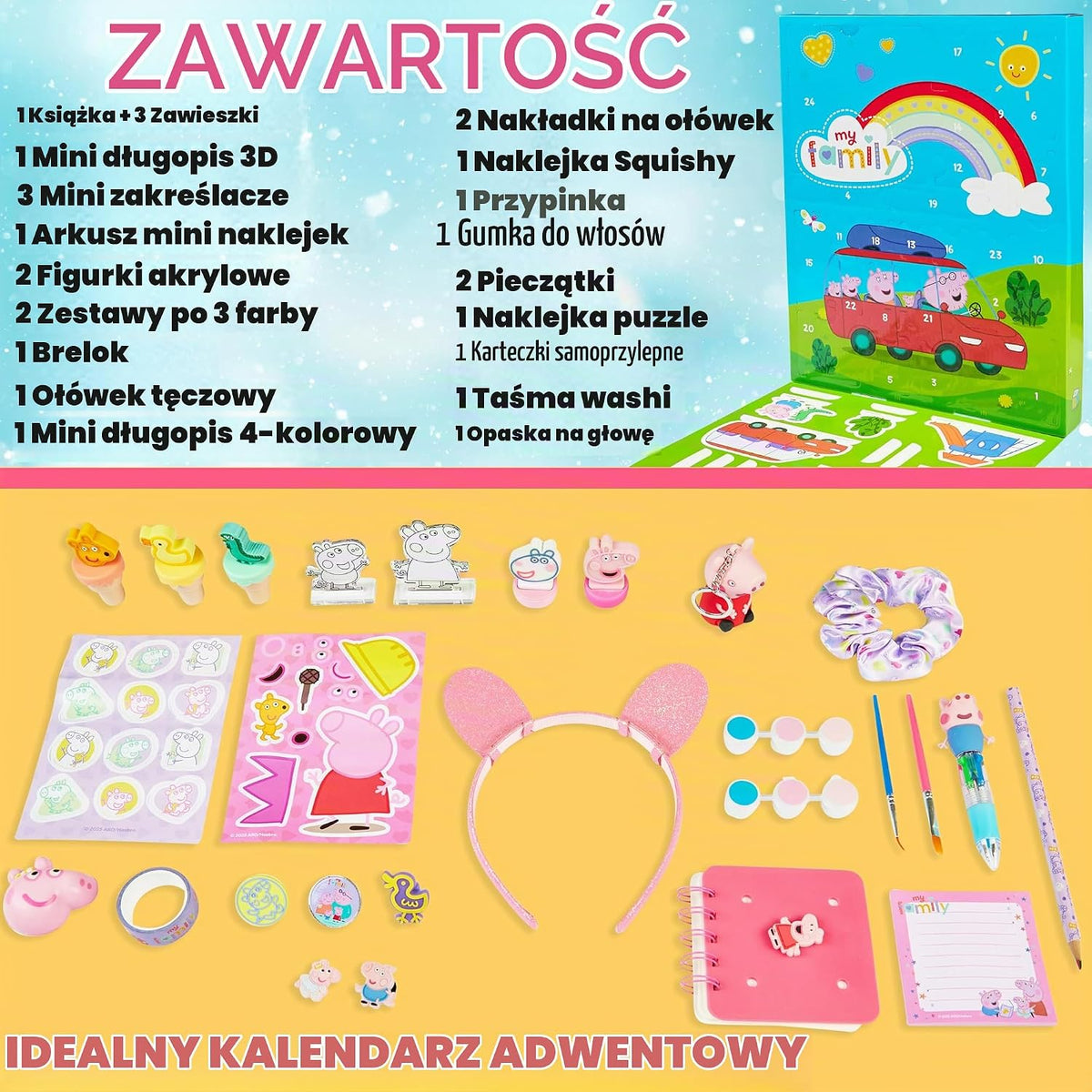 Get Trend Kalendarz adwentowy 2025 Prezent dla dziewcząt – wzór 2