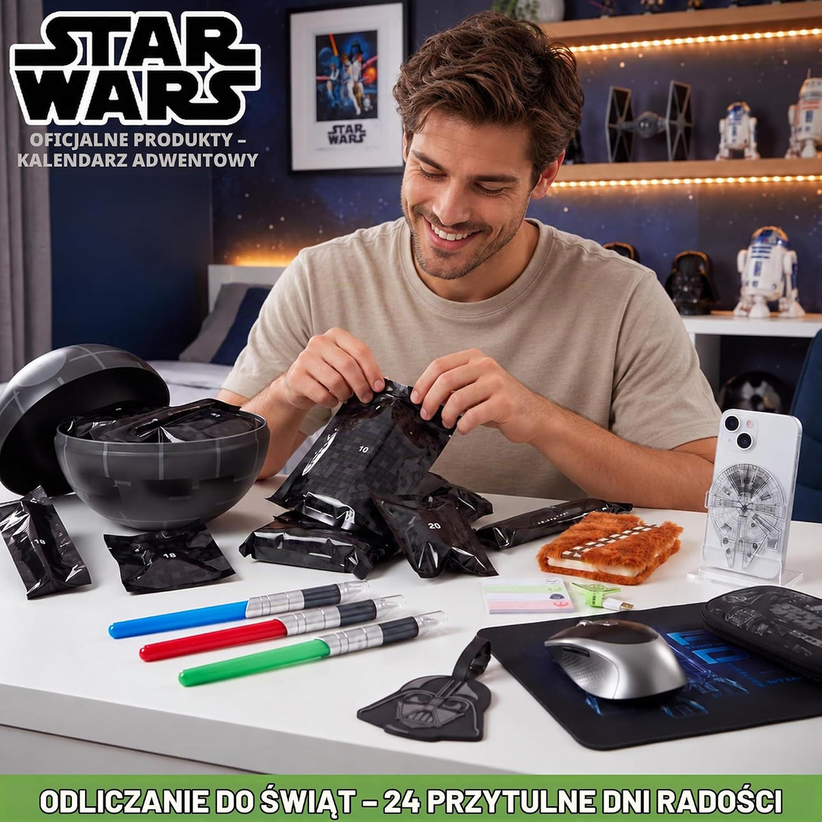 Get Trend Kalendarz adwentowy Star Wars 2026 dla nastolatków i dorosłych