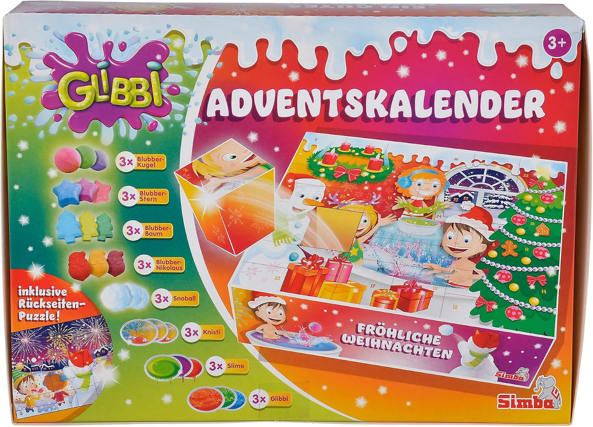 Simba 105953614 – Glibbi kalendarz adwentowy