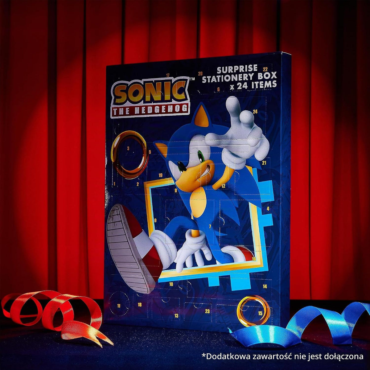 Sonic The Hedgehog Kalendarz adwentowy 2024 dla dzieci i młodzieży
