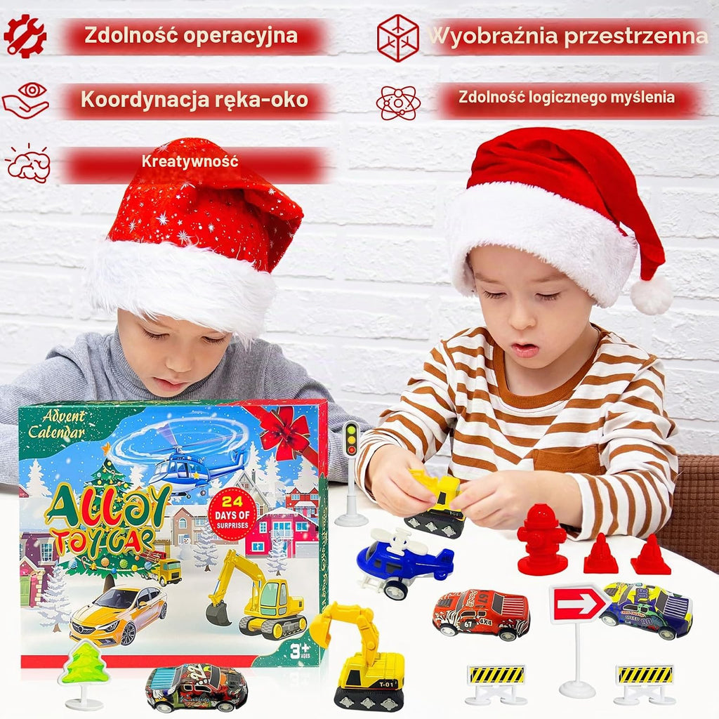 VEEKAY Kalendarz adwentowy 2025 dla dzieci