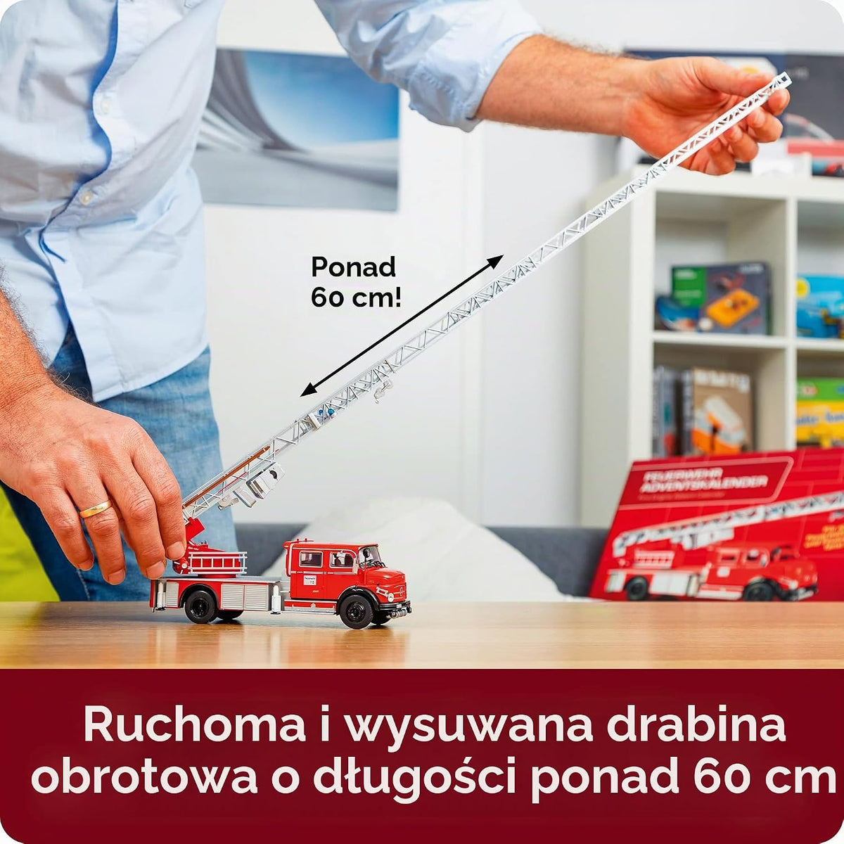 FRANZIS 67206 Kalendarz adwentowy straż pożarna Mercedes L1519 1:43