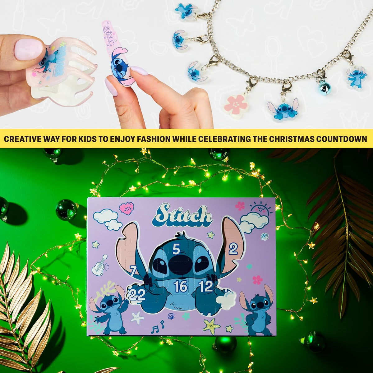 Get Trend Disney Stitch kalendarz adwentowy 2025 dla dziewcząt