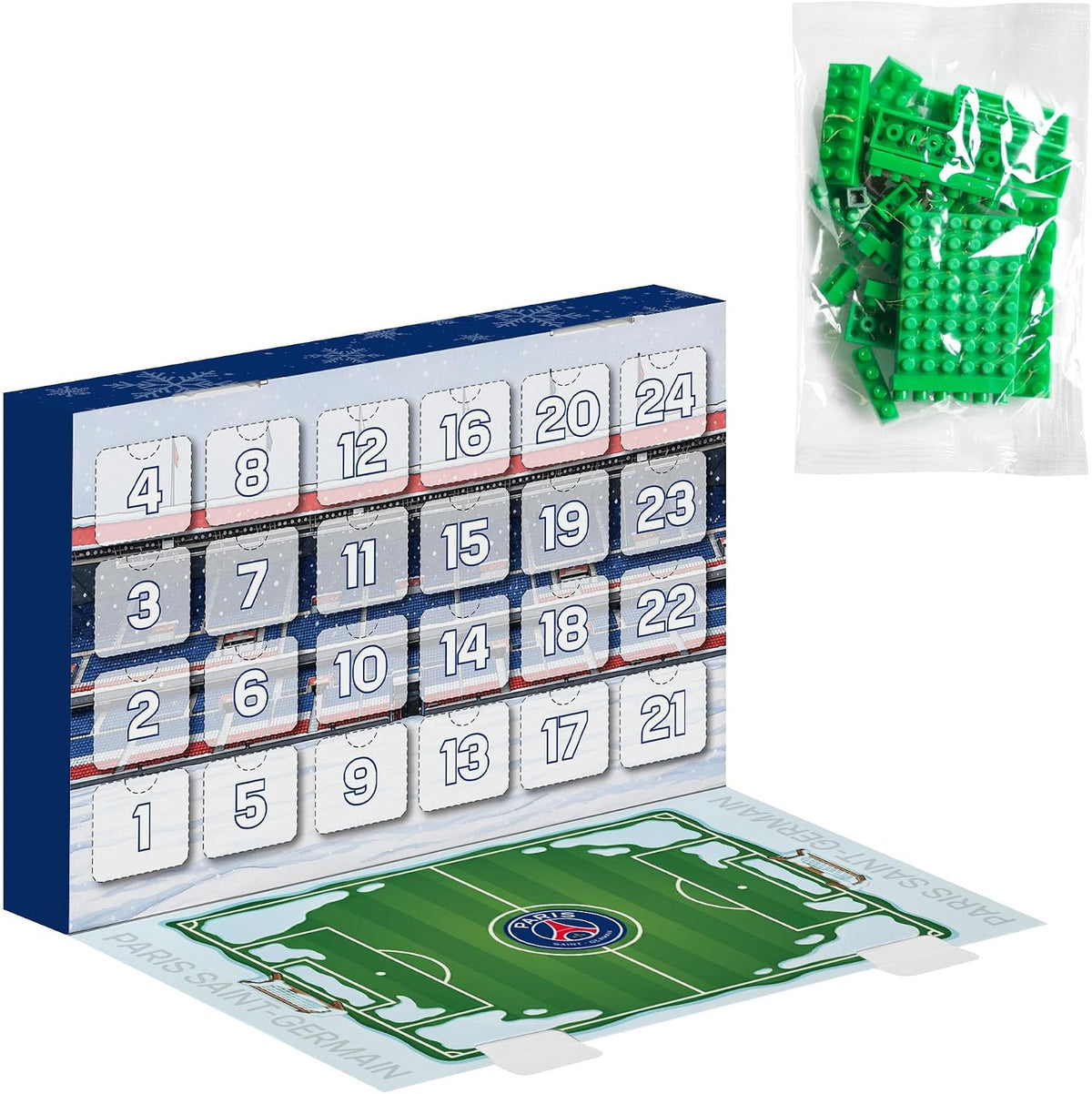FOCO FOCO na oficjalnej licencji Paris Saint-Germain FC BRXLZ model konstrukcyjny 3D z klocków 