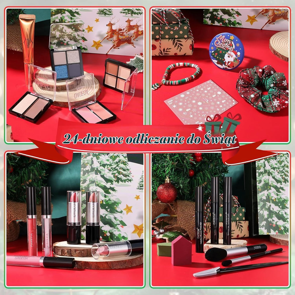 Prreal Kalendarz adwentowy Beauty – 24 kosmetyki do makijażu