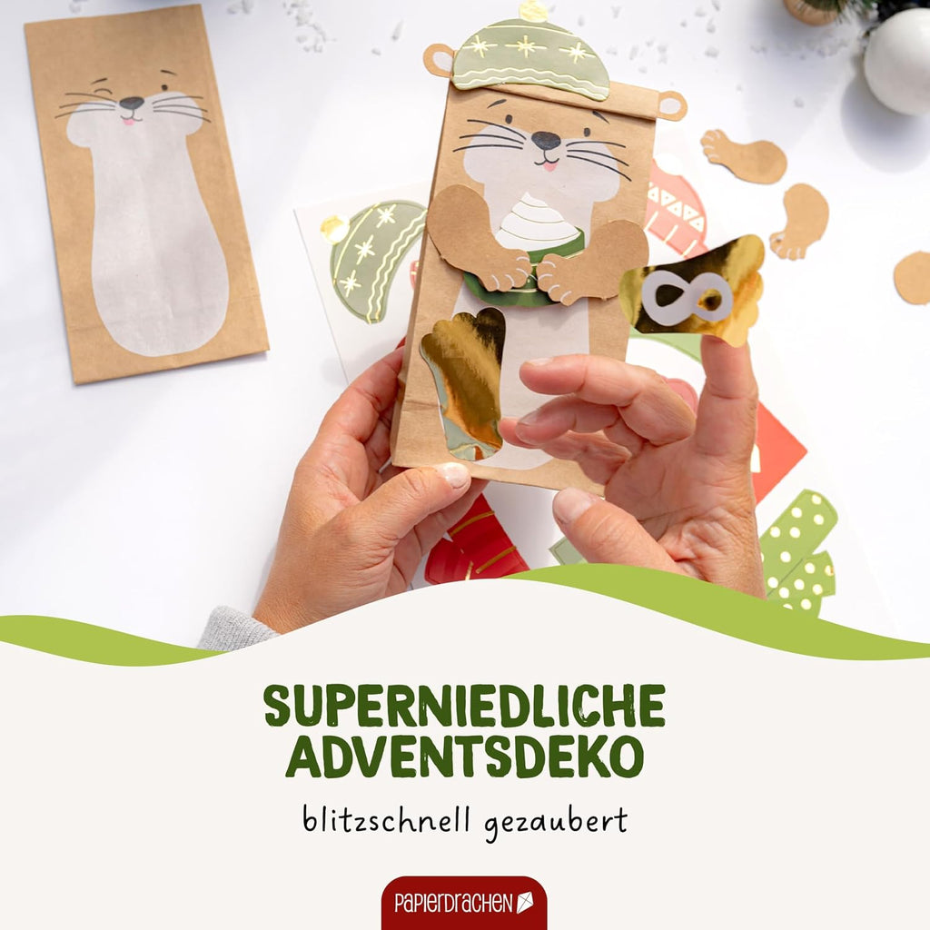 Papierdrachen Kalendarz adwentowy 2025 – wzór 2