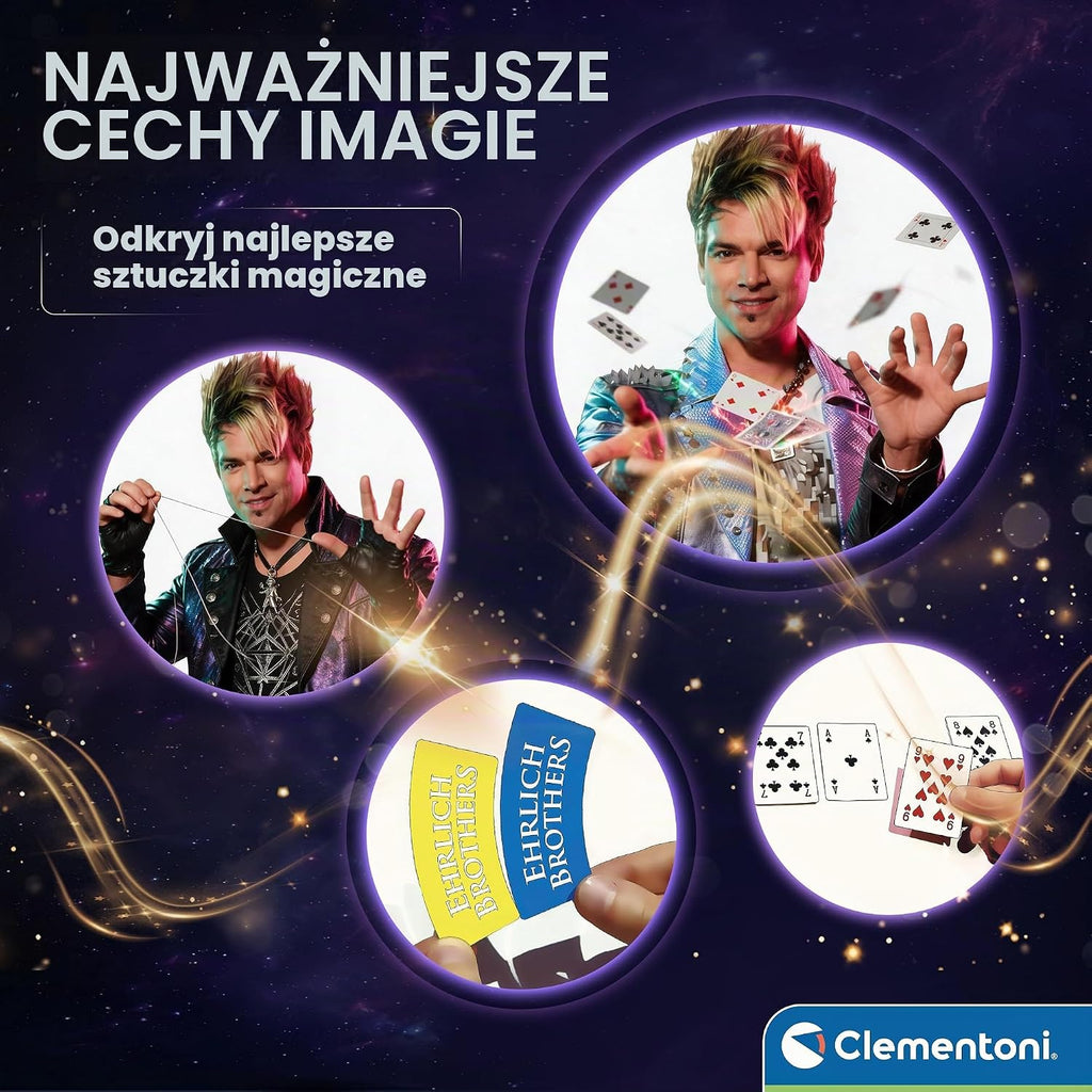 Clementoni Clementoni Ehrlich Brothers kalendarz adwentowy 2026 – kalendarz bożonarodzeniowy z 24 mag