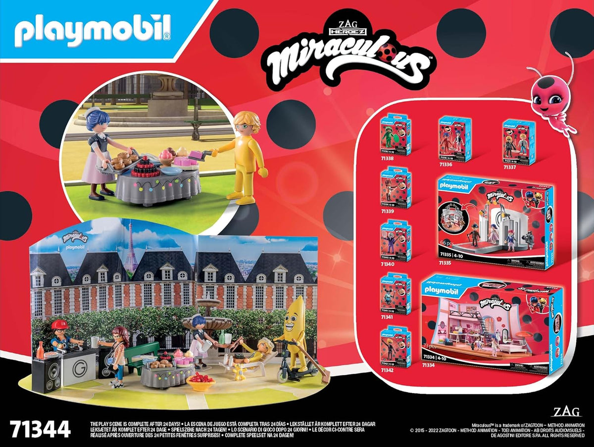 PLAYMOBIL Miraculous 71344 Kalendarz adwentowy Miraculum: Piknik