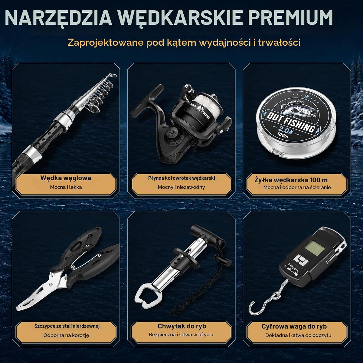 Viosmut Kalendarz adwentowy wędkarski – 24 dni z wędką i przynętami