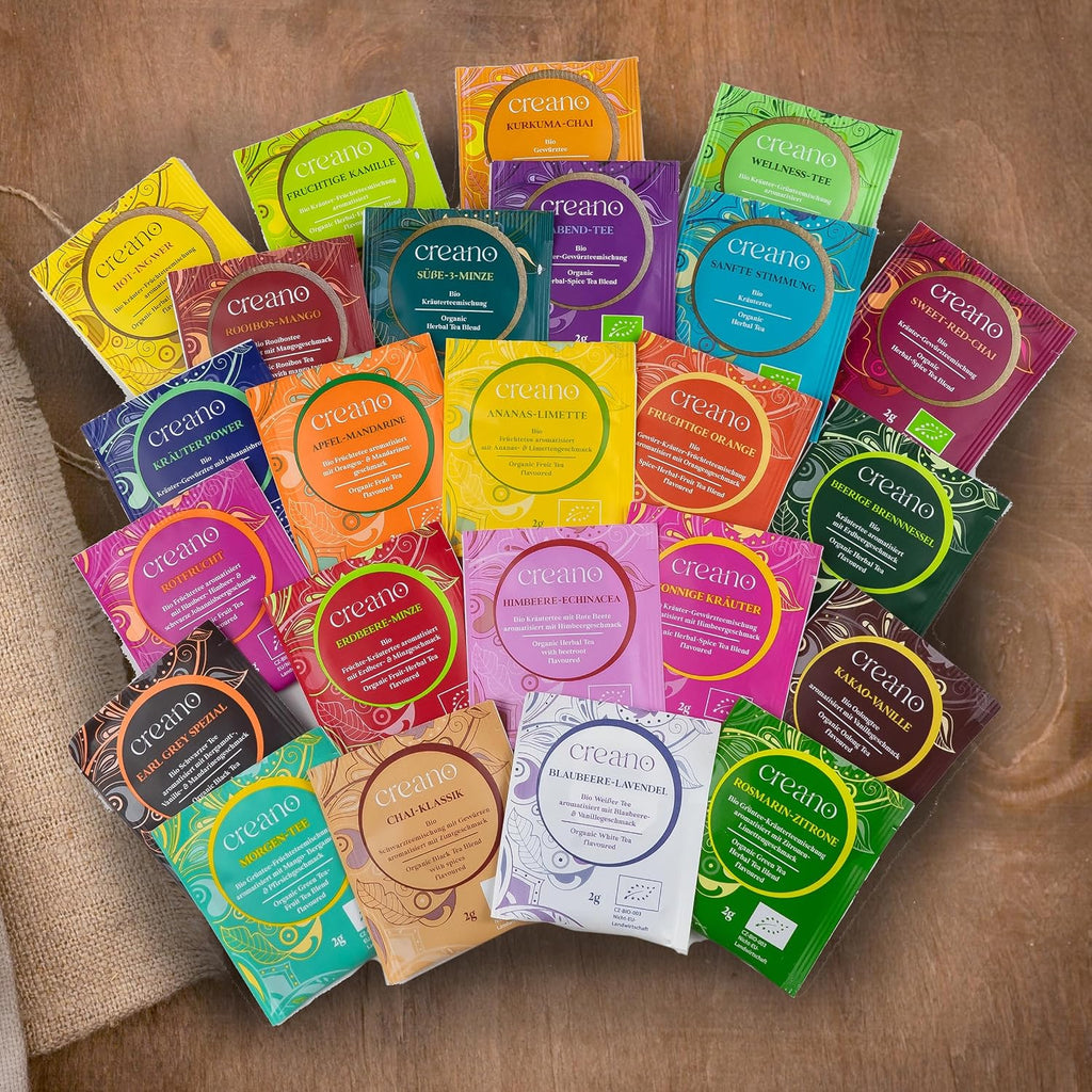 Creano Kalendarz adwentowy Creano Organic Tea – Kalendarz Wellness – Zestaw prezentowy z herbatą 