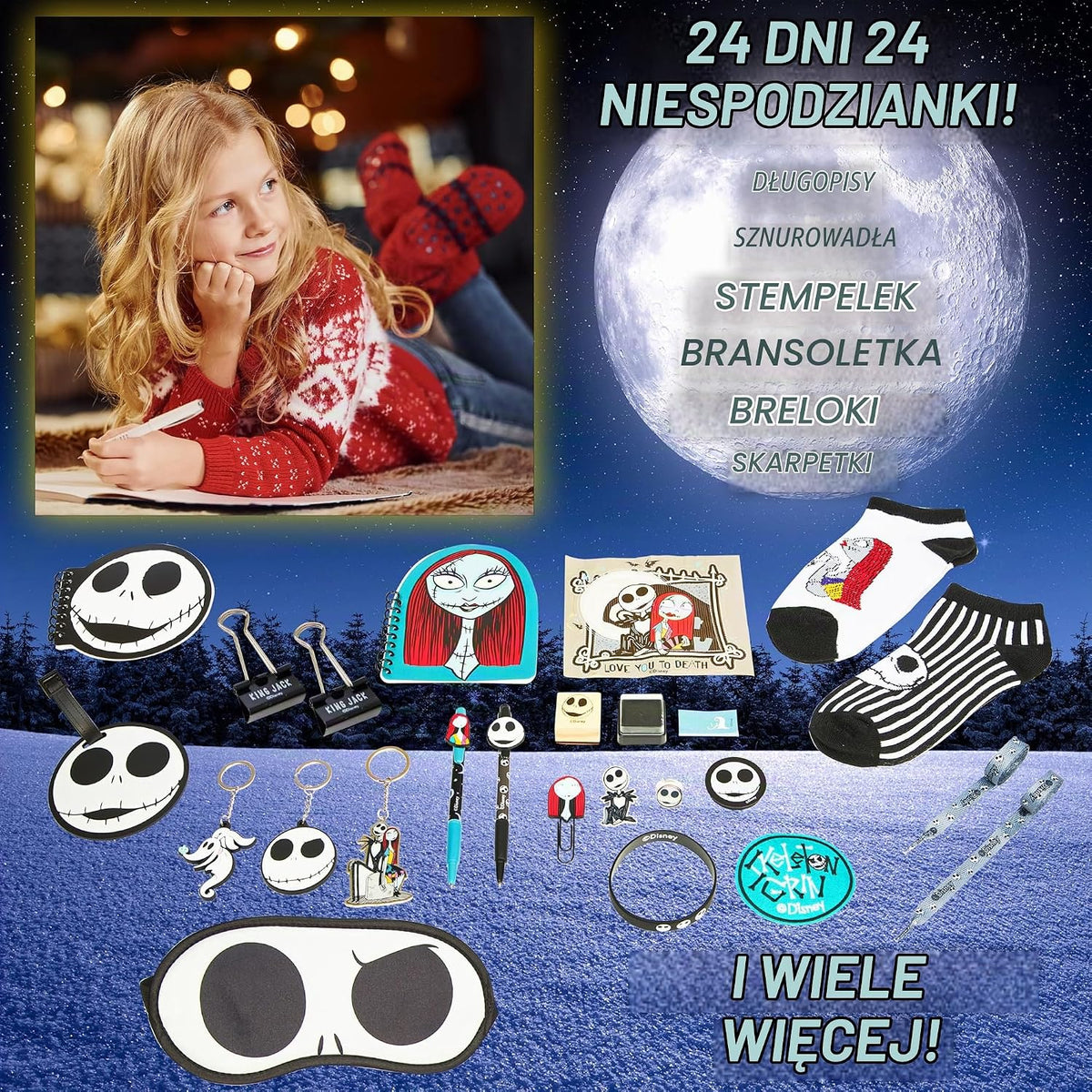Disney The Nightmare Before Christmas Kalendarz adwentowy 2024 – Kalendarz