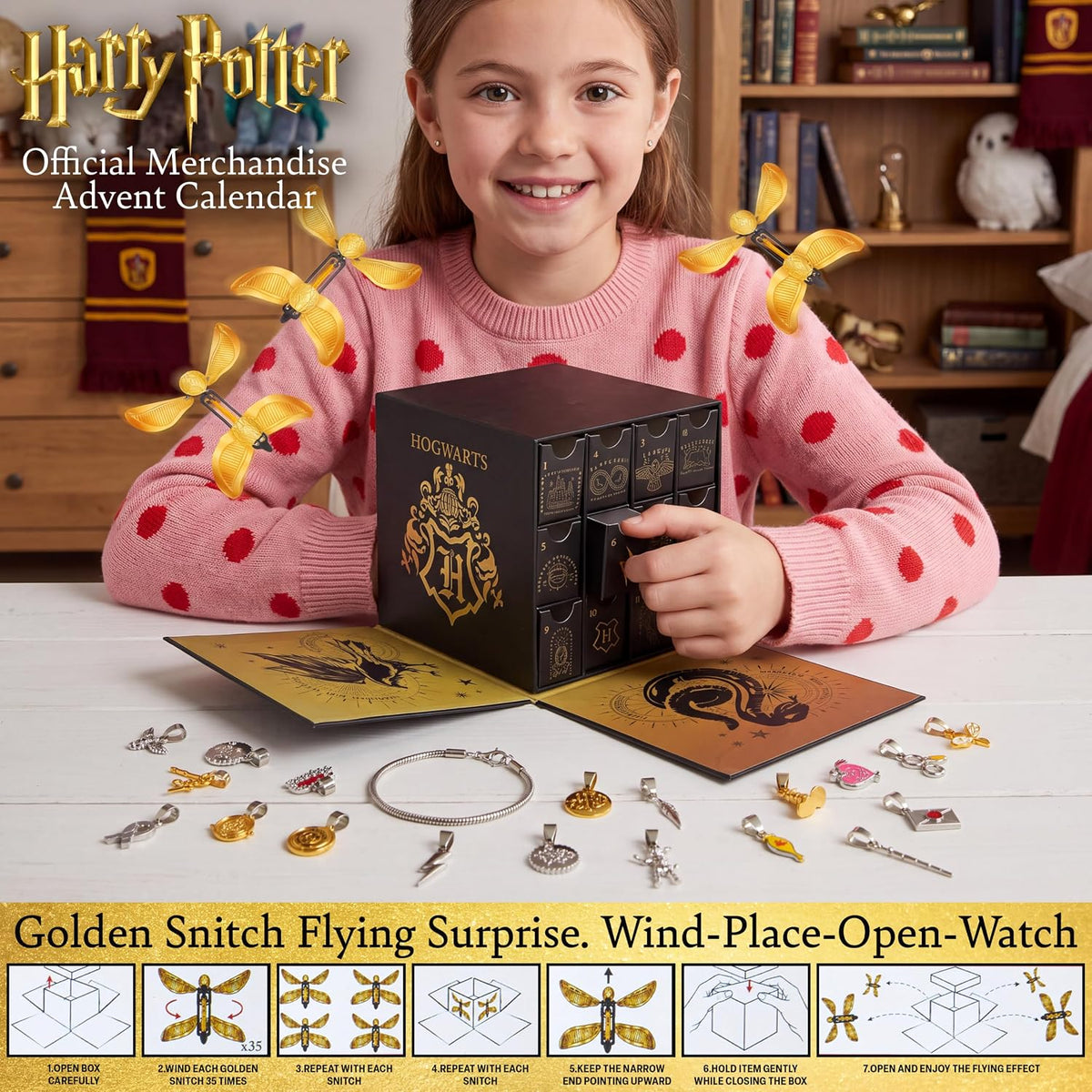 Get Trend Kalendarz adwentowy z zawieskami Harry Potter od Get Trend