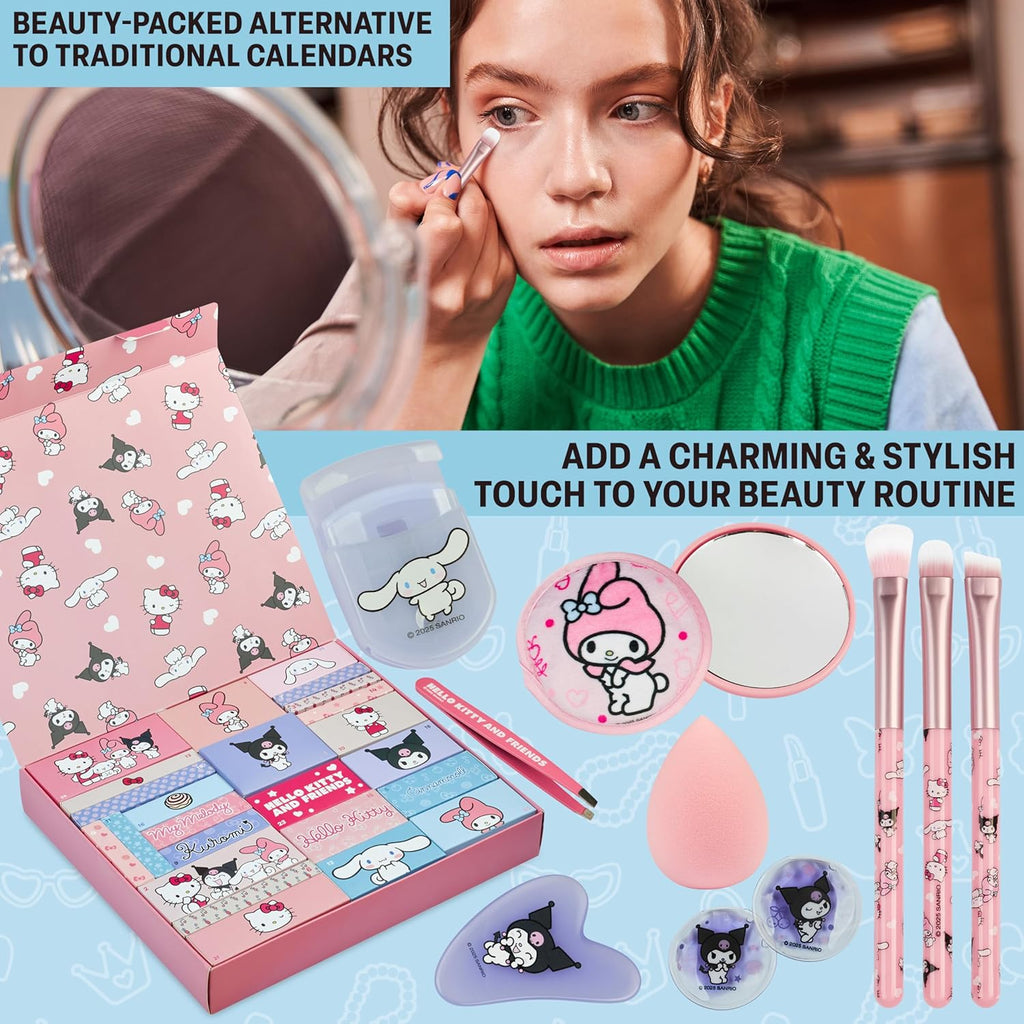 Get Trend Get Trend Hello Kitty Sanrio Kalendarz adwentowy 2025, Zestaw upominkowy dla kobiet i nast