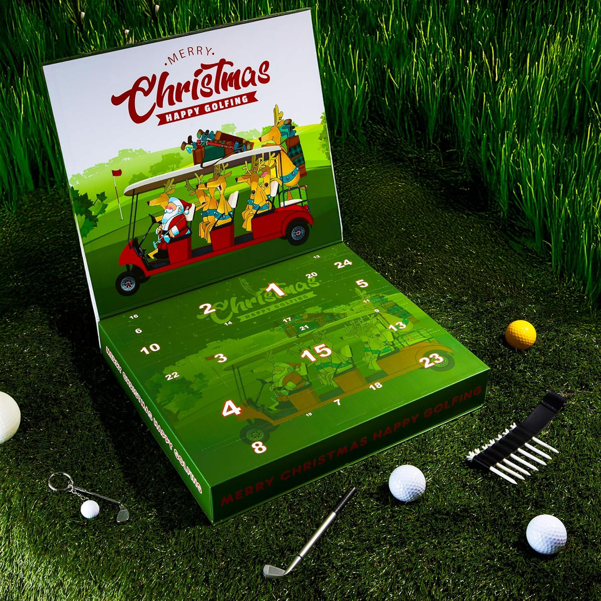 KreativeKraft Kalendarz adwentowy golfowy – 24 prezenty dla golfisty