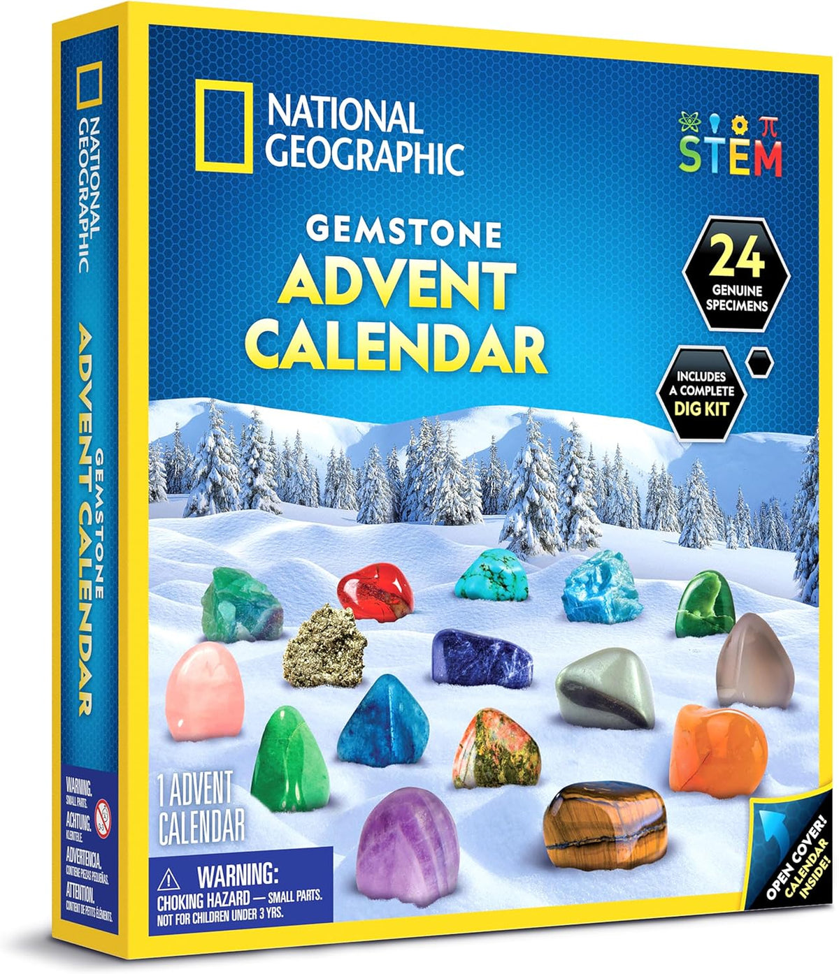 National Geographic Kalendarz adwentowy – 24 kamienie szlachetne