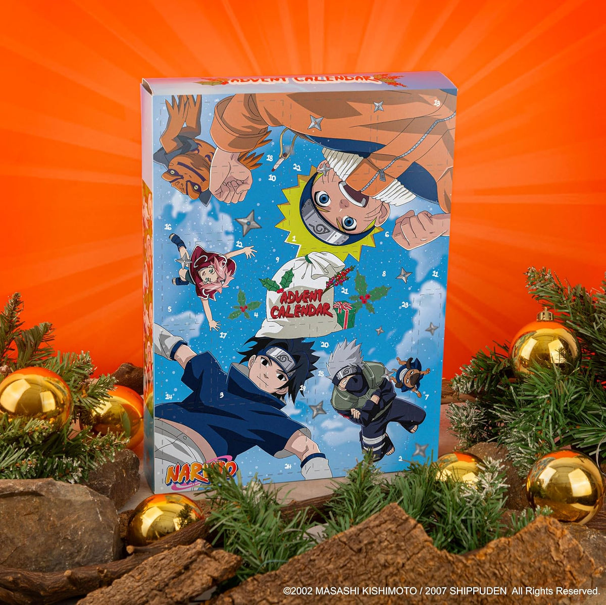Cinereplicas Naruto Kalendarz adwentowy – 24 prezenty, licencja