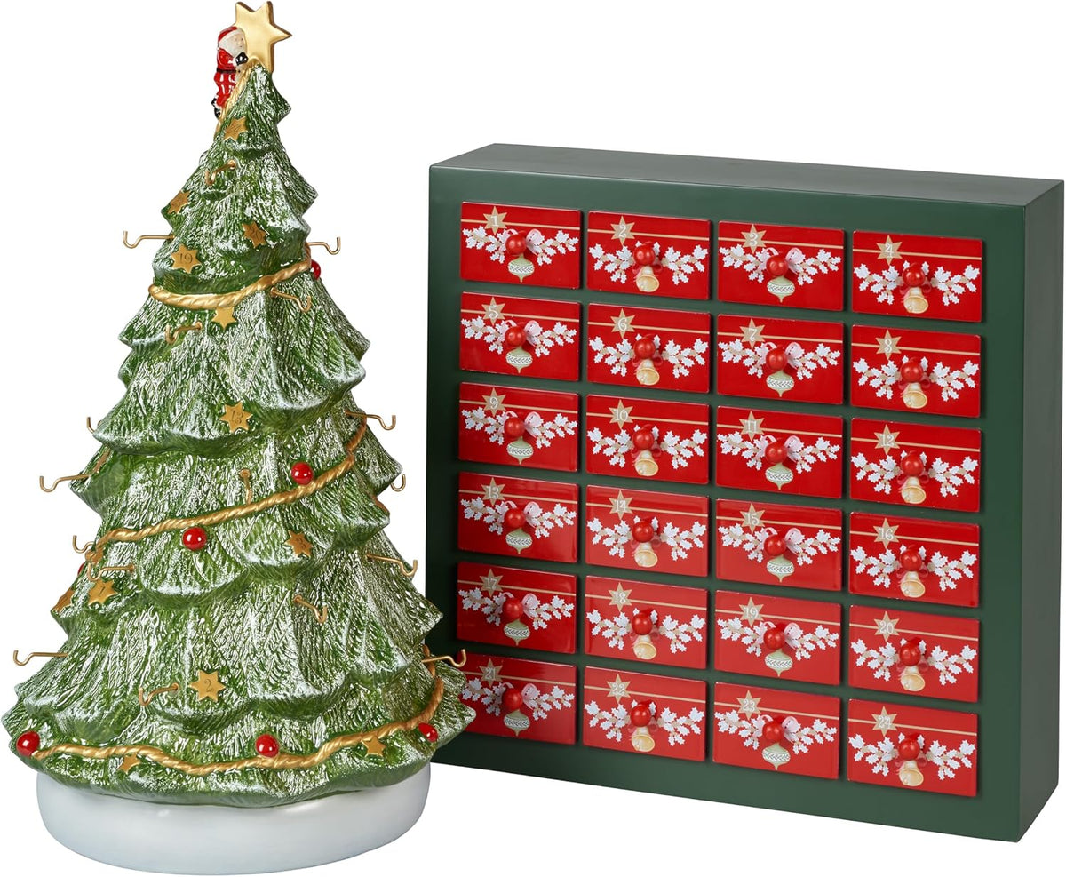 Villeroy & Boch Villeroy & Boch Christmas Toys Memory Kalendarz Adwentowy 3D, Wielokolorowy, 25 x 32 x 43 