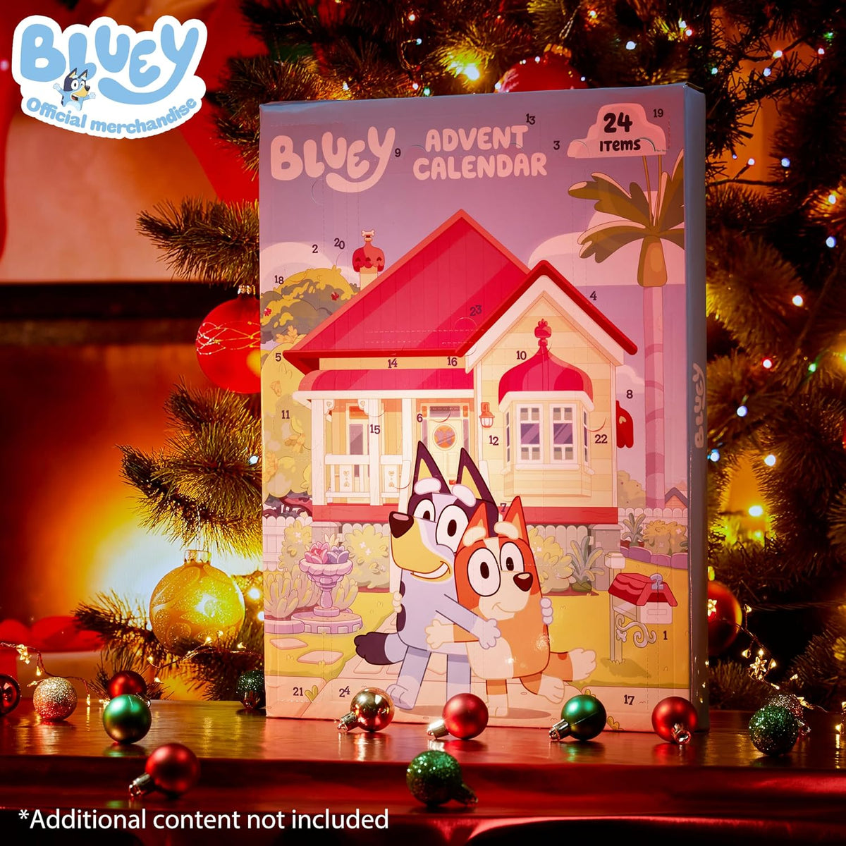 Bluey Kalendarz adwentowy Niebieski