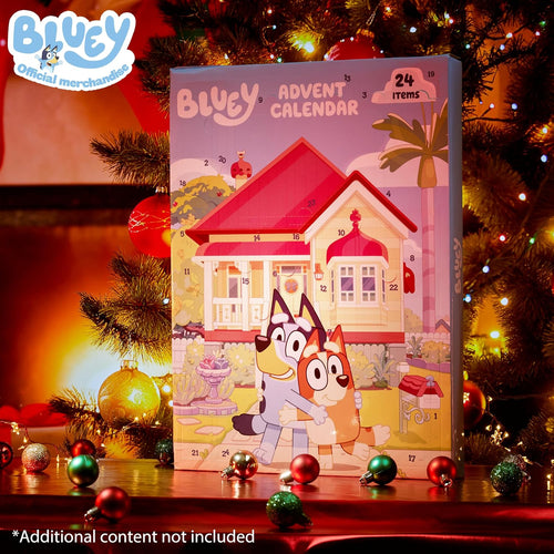 Bluey Kalendarz adwentowy Niebieski
