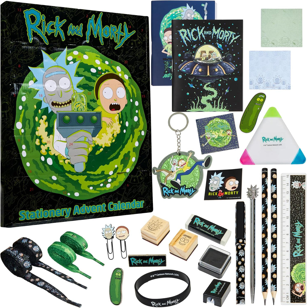 RICK AND MORTY Kalendarz adwentowy – 24 gadżety z multiwersum
