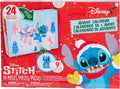 Just Play Disney Stitch Advent Calendar, 24 Day Christmas Countdown with 9 Mini Figures, Holiday Acc