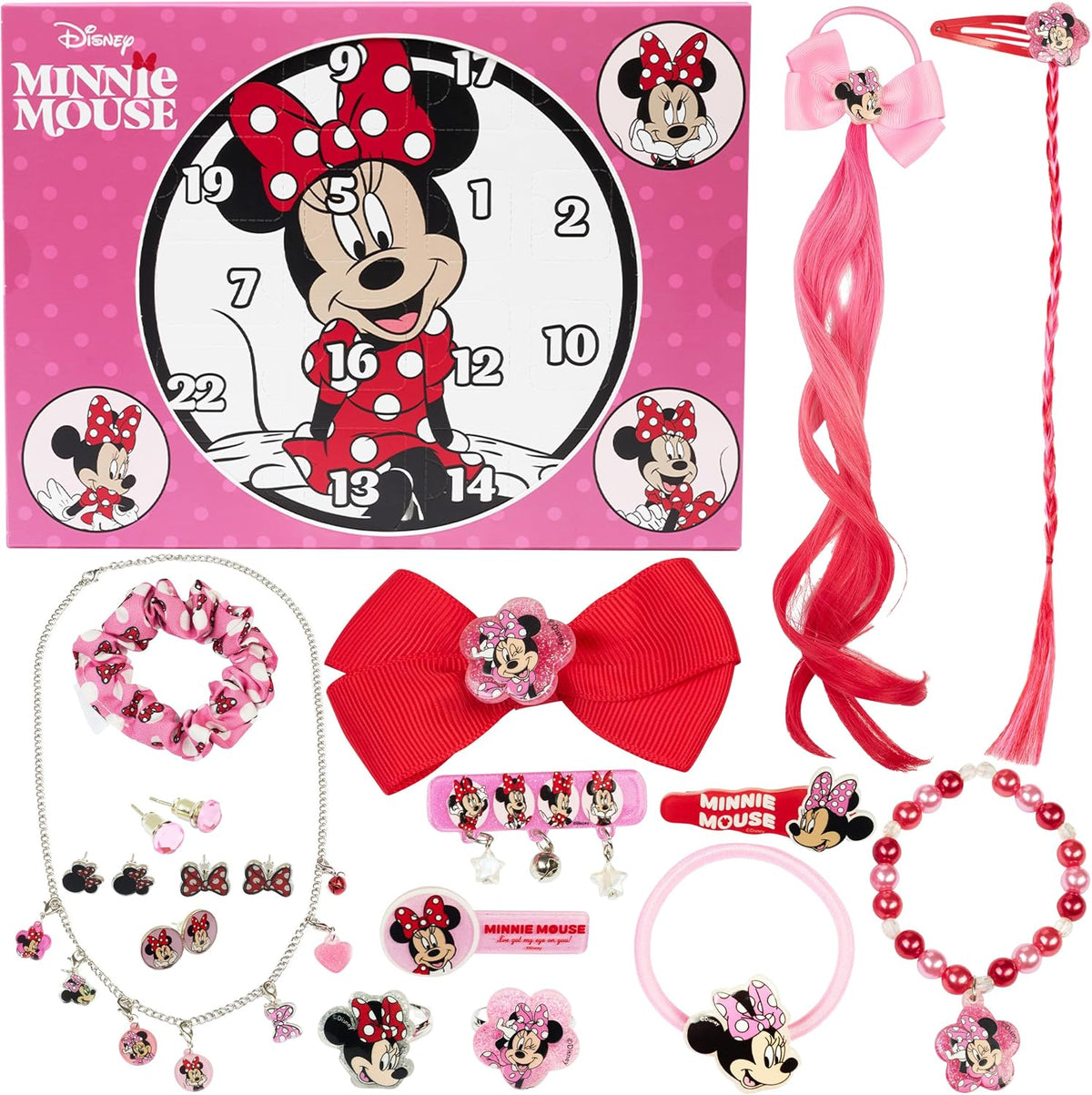 Get Trend Kalendarz adwentowy Disney Minnie Mouse 2025 dla dziewcząt
