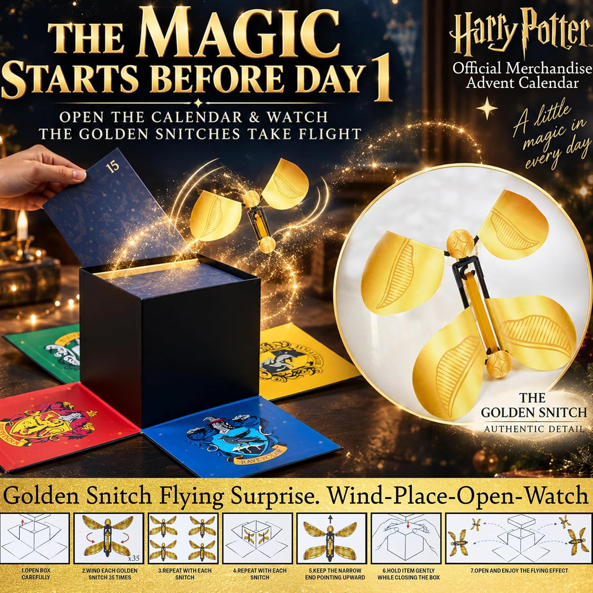 Kalendarz adwentowy Get Trend Harry Potter Złota Szczerbina 2026