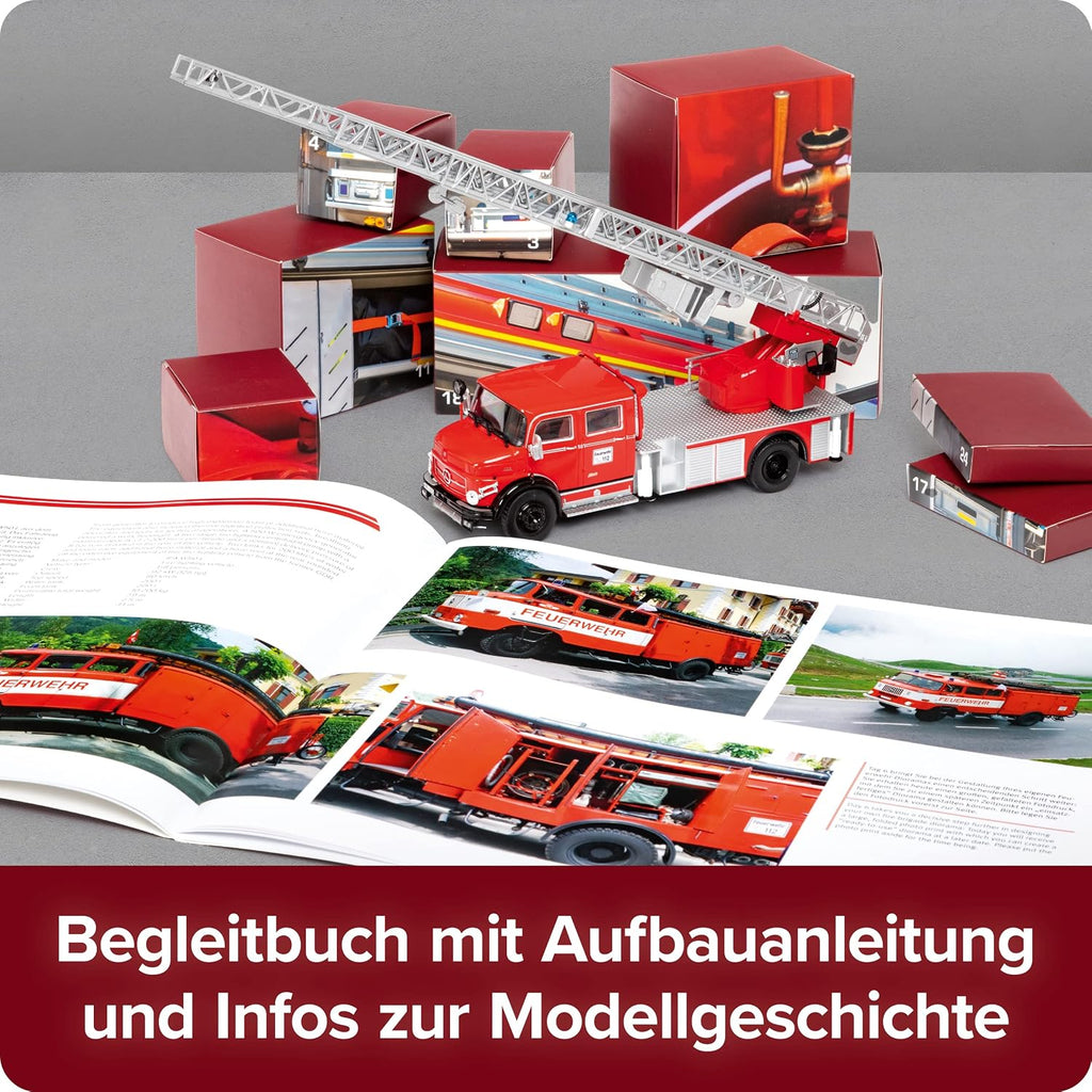FRANZIS 67206 Kalendarz adwentowy straż pożarna Mercedes L1519 1:43