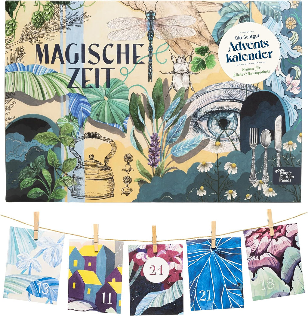 Magische Zeit – kalendarz adwentowy z nasionami ekologicznymi