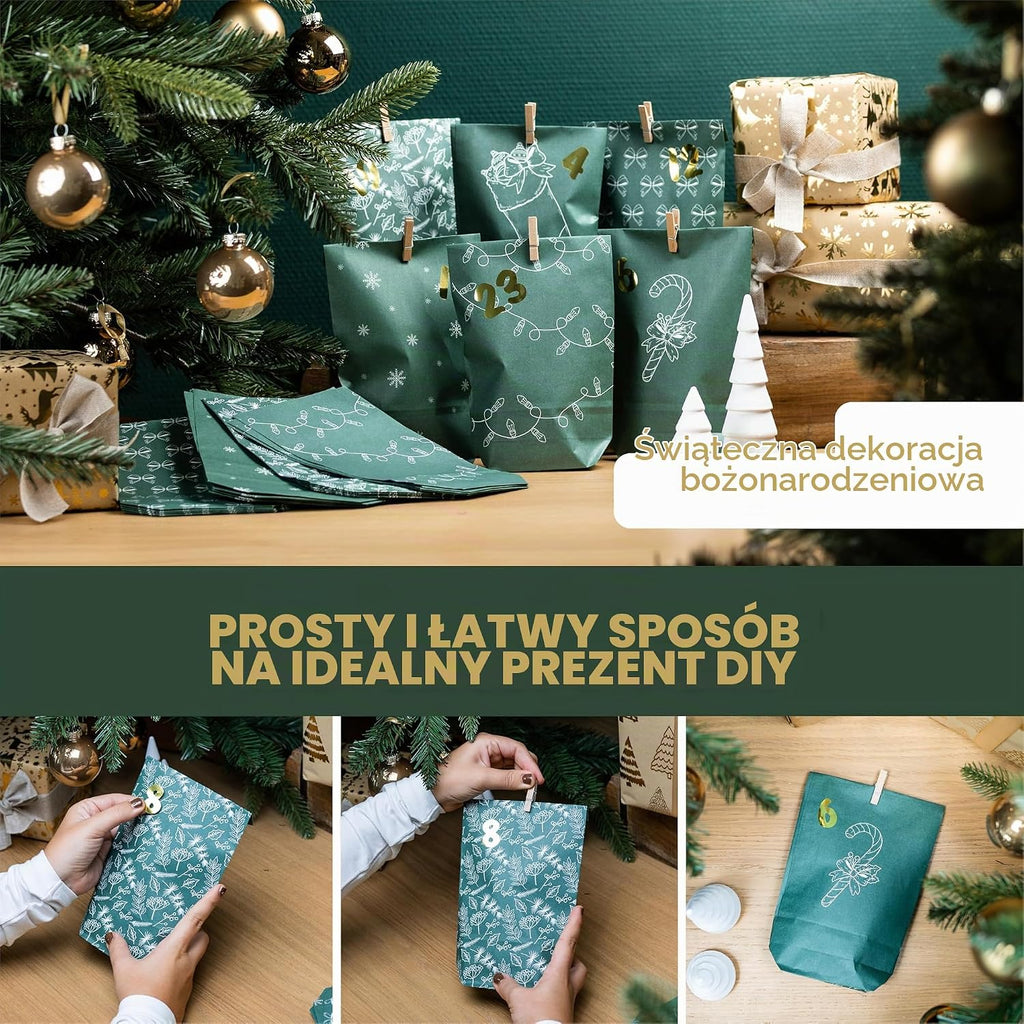 Amari Kalendarz adwentowy do napełnienia nr 23 Evergreen