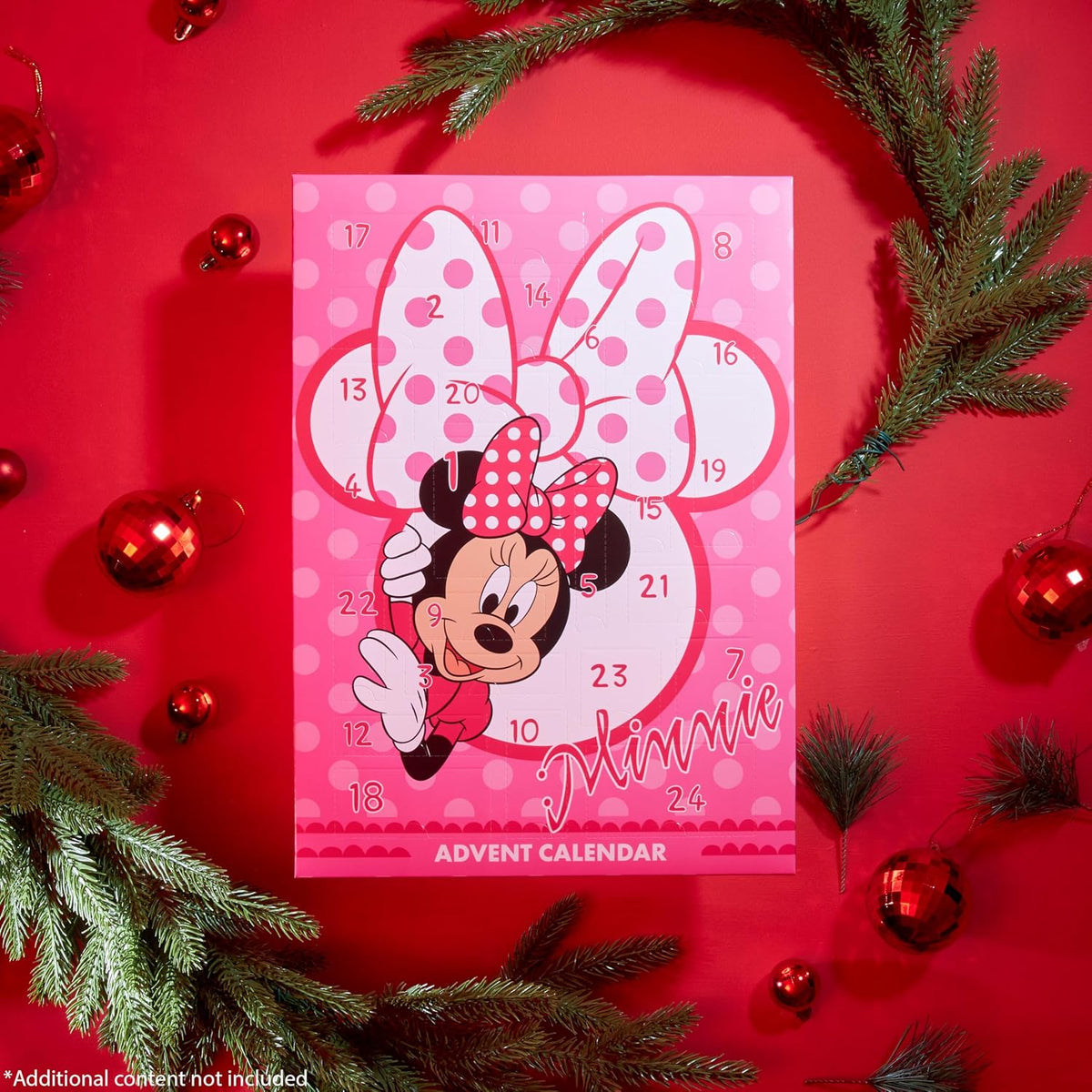 Disney Disney Myszka Minnie Kalendarz adwentowy 2024 Akcesoria do włosów Kalendarz odliczania (ró