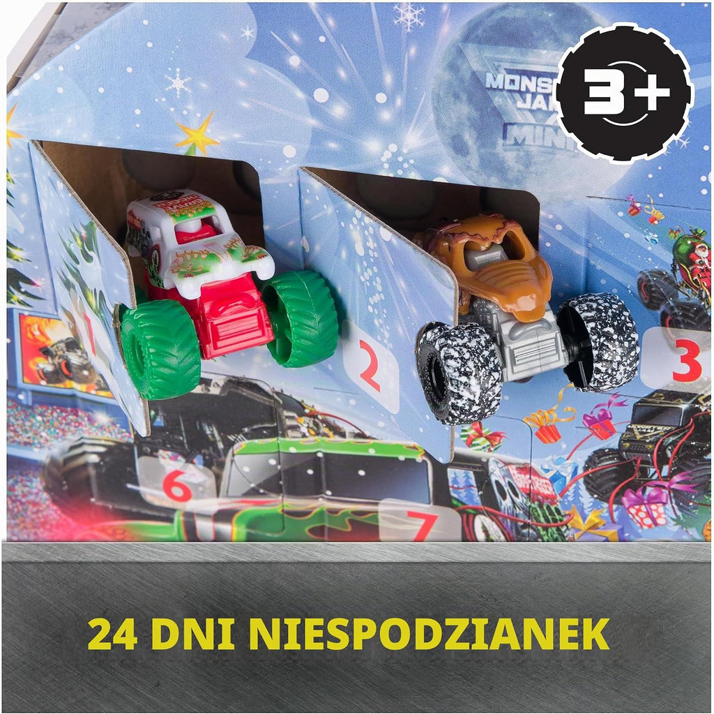 Monster Jam Mini kalendarz adwentowy na Boże Narodzenie