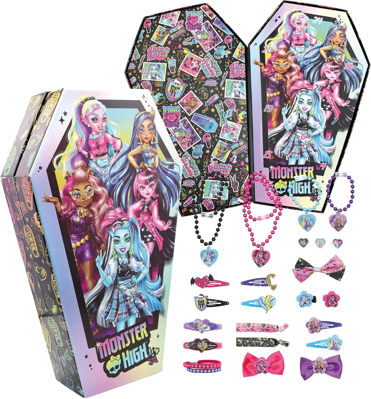 Joytoy Monster High kalendarz adwentowy z biżuterią i akcesoriami